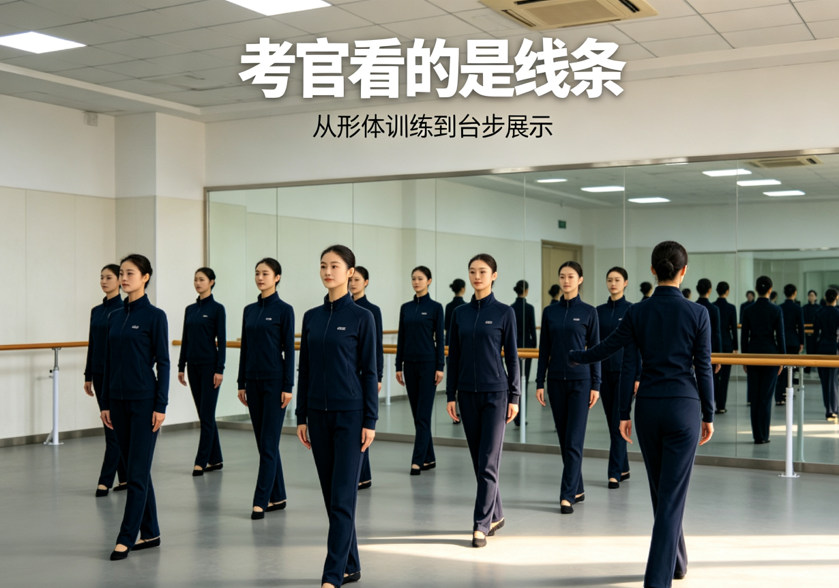 石家庄NEED艺术揭秘服表/航服课堂：为什么形体训练必须"轻装上阵"？因为考官看的就是线条！