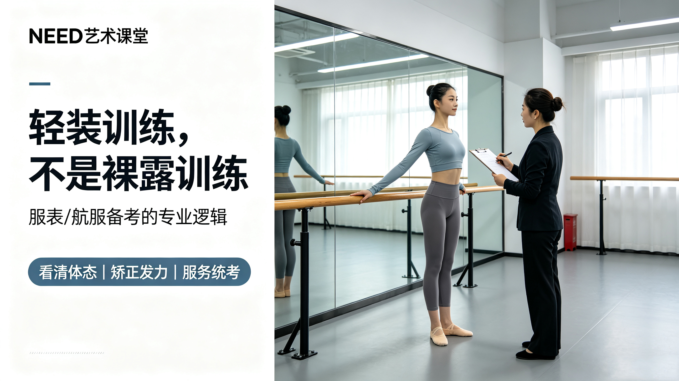 NEED艺术揭秘服表课堂：为什么形体训练必须"轻装上阵"？